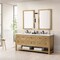 James Martin Vanities Breckenridge 72in Double Vanity, Light Natural Oak w/ 3 CM White Zeus Top 330-V72-LNO-3WZ - alternate 7